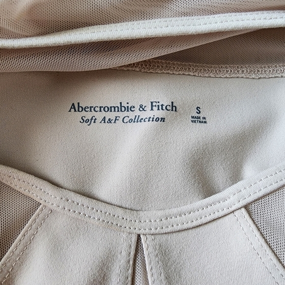 Abercrombie & Fitch Soft A&F Collection Sheer Panel Bodysuit – Size S - Picture 3 of 5